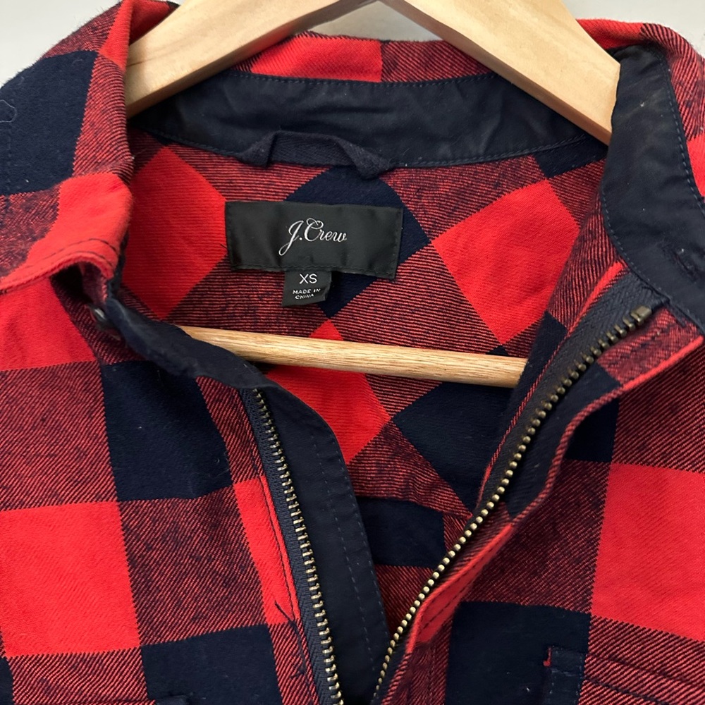 J Crew Buffalo Checkered Pullover Flannel - image 4